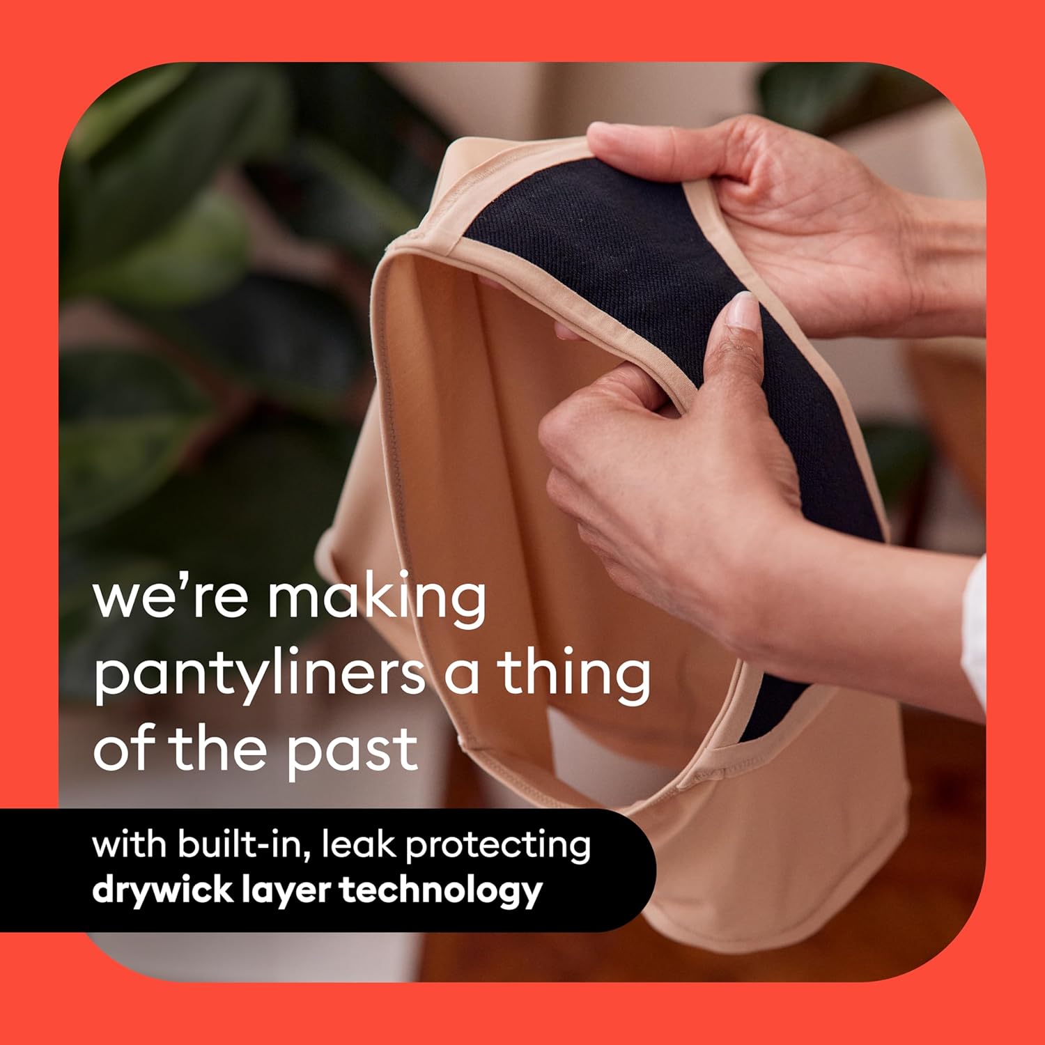 Size S.....Thinx For All Leaks Hip-Hugger Underwear, Holds up to 100ml or 6tbps or 1/4 Cup Worth of Liquid*, Light Absorbency Incontinence Underwear for Women, Feminine Care, Beige,